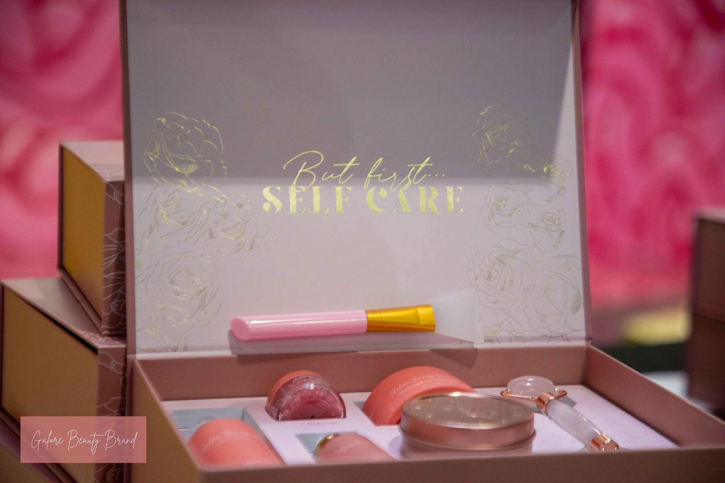 RoseGalore Skincare Kit gift set by Galore Beauty Brand – self-care essentials with rose and turmeric