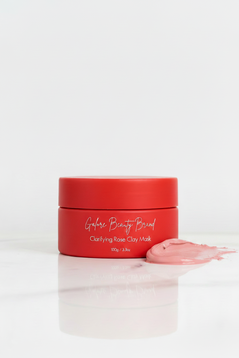 Galore beauty brand rose clay mask