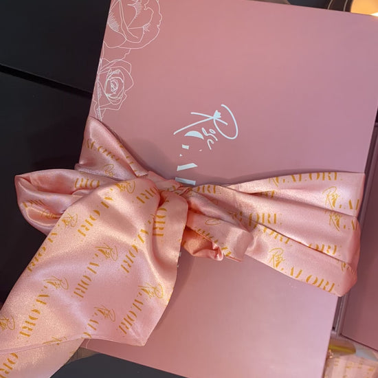 Galore beauty brand scarf around full kit