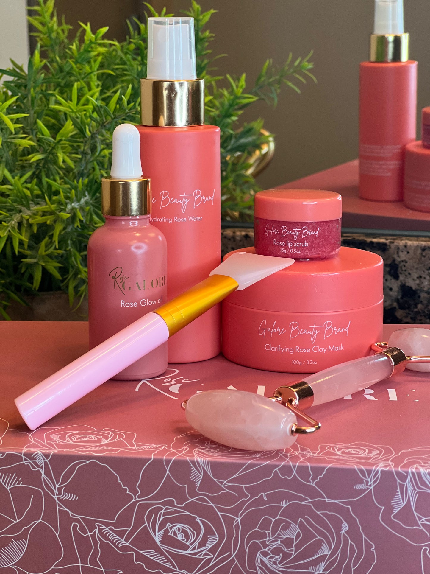 RoseGalore Skincare Kit by Galore Beauty Brand – complete natural rose skincare set